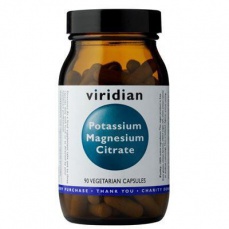 Viridian Potassium Magnesium Citrate 90 kapsúl