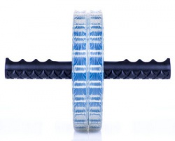Spokey Posilňovacie kolečko double roller 18,5cm – modré