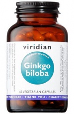 Viridian Ginkgo Biloba 60 kapsúl