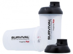 Survival Šejkr transparentní so zásobníkmi