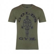 Gold's Gym Pánske tričko army zelená