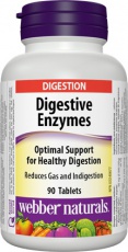 Webber Naturals Trávicí Enzymy 90 kapsúl