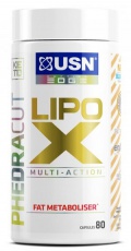 USN Phedra Cut LIPO X 80 kapsúl PREŠLÁ DMT 01.2022