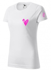 Fitness007 Dámske tričko biele #musíšfurt