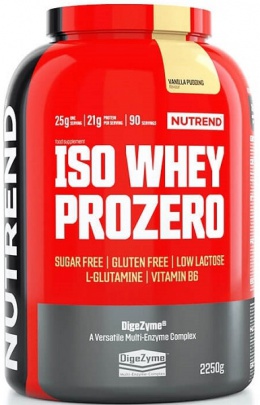 Nutrend Iso Whey Prozero 2250g + Iso Whey Prozero 500 g ZADARMO