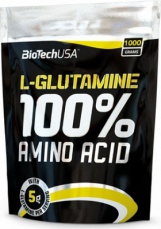 BiotechUSA 100% L-Glutamine 1000 g VÝPREDAJ (POŠK.OBAL)