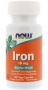Now Foods Iron Ferrochel (železo chelát) 18 mg 120 kapsúl