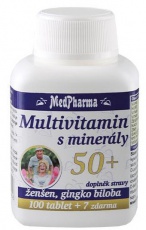 MedPharma Multivitamín s minerály 50+ 107 tabliet