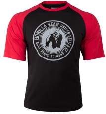 Gorilla Wear Pánske tričko Texas T-shirt Black/Red