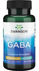 Swanson Gaba 500 mg 100 kapsúl