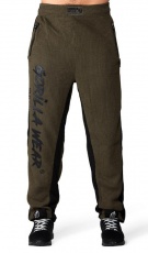 Gorilla Wear Pánske tepláky Augustine Old School Pants Army Green