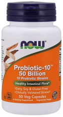 Now Foods Probiotic-10 50 Billion 50 kapsúl