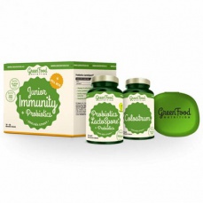 GreenFood Junior Immunity & Prebiotics + pillbox 60 + 90 kapsúl