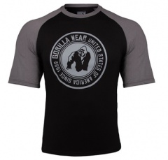 Gorilla Wear Pánske tričko Texas T-shirt Black/Dark Gray