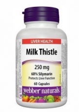 Webber Naturals Milk Thistle 60 kapsúl