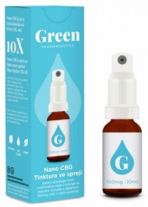 Green Pharmaceutics CBG Spray Nano 100mg 10ml VÝPREDAJ 29.11.2021