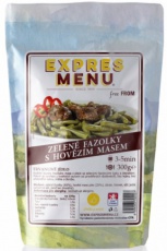 Expres menu Zelené fazuľky s hovädzím mäsom 300g