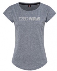 Czech Virus Športové Tričko Recycled Dámske šedé
