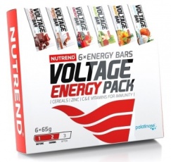 Nutrend Voltage Energy Bar Darčekové balenie 6x65 g