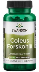 Swanson Full Spectrum Coleus Forskohlii 400 mg 60 kapsúl