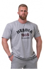 Nebbia Pánské tričko Golden Era 192 šedá