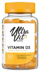 UltraVit Gummies Vitamin D3 60 želé cukríkov