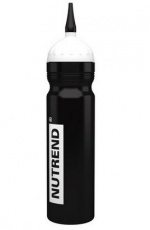 Nutrend Bidon športová fľaša 1000 ml - čierna s hubicí