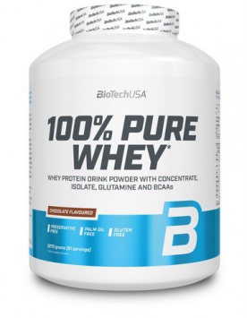 BioTechUSA 100% Pure Whey 2270 g + šejker Wave 600 ml ZADARMO