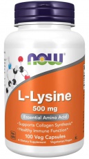 Now Foods L-Lysin 500 mg 100 kapsúl