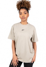 Gorilla Wear Dámske tričko Bixby Oversized T-shirt Beige