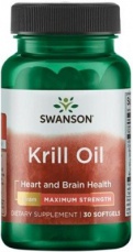 Swanson Krill Oil Maximum Strength 1000 mg 30 kapsúl PREŠLA DMT