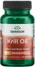 Swanson Krill Oil Maximum Strength 1000 mg 30 kapsúl