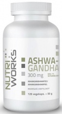 NutriWorks Ashwaganda 120 kapsúl