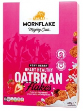 Mornflake Oatbran Flakes Celozrnné lupienky s ovocím 400 g