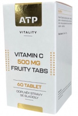 ATP Vitality Vitamin C 500 mg Fruity Tabs 60 tabliet