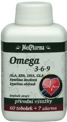 Medpharma Omega 3-6-9 67 kapsúl