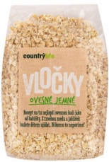 Country Life Ovsené vločky jemné 500g