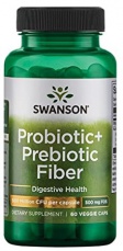 Swanson Probiotics+ Prebiotic 60 kapsúl