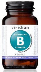 Viridian Co-Enzyme B Complex 30 kapsúl