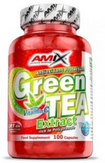 Amix Green Tea Extrakt s Vitamínem C 100 kapsúl