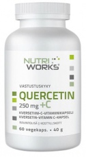 NutriWorks Quercetin + Vitamin C 250 mg 60 kapsúl