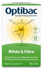 Optibac Bifido & Fibre (Probiotiká pri zápche) 10 x 6 g sáčok