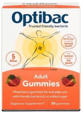 Optibac Adult Gummies (Želé s probiotikami pre dospelých) 30 gummies