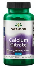 Swanson Calcium Citrate 200 mg 60 kapsúl