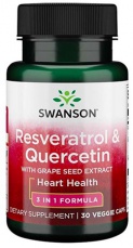 Swanson Resveratrol & Quercetin 30 kapsúl