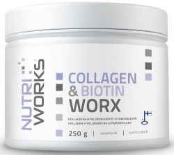 NutriWorks Collagen & Biotin Worx 250 g PREŠLA DMT