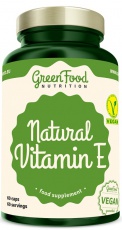 GreenFood Natural Vitamín E 60 kapsúl