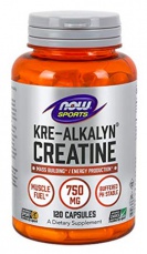 Now Foods Kre-Alkalyn Creatine 120 kapsúl