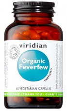 Viridian Feverfew Organic 60 kapsúl