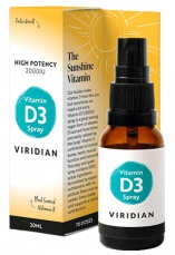 Viridian Vitamin D3 2000 IU Spray 20 ml